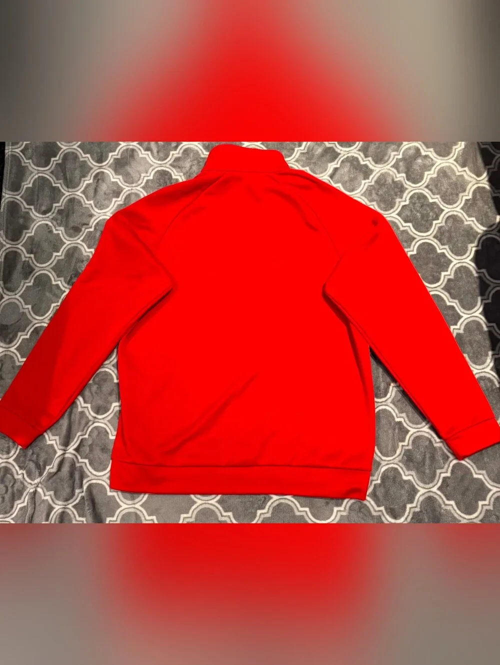 Nike Men’s Red Dri-FIT Quarter-Zip Jacket